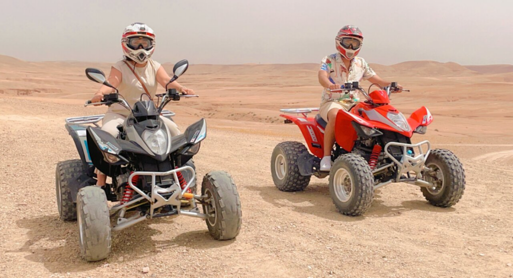 AGAFAY quad refers to quad biking adventures in the Agafay Desert near Marrakech, Morocco.